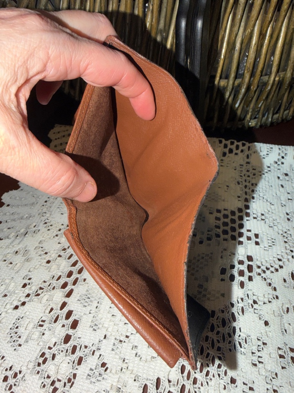 Louis Vuitton Monogram Canvas Wallet - Brown with Tan Accents - Picture 8 of 11